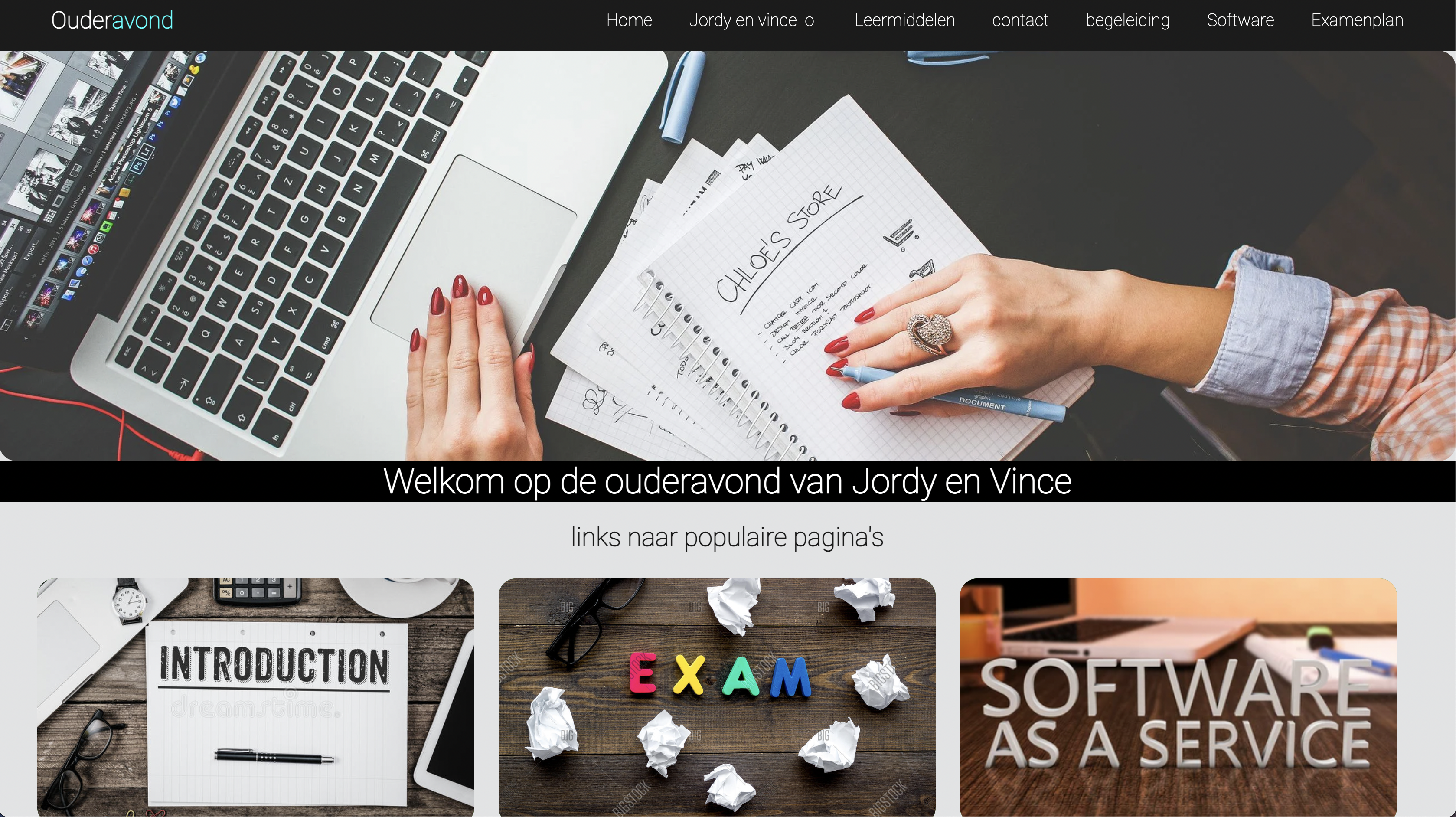 Ouderavondwebsite